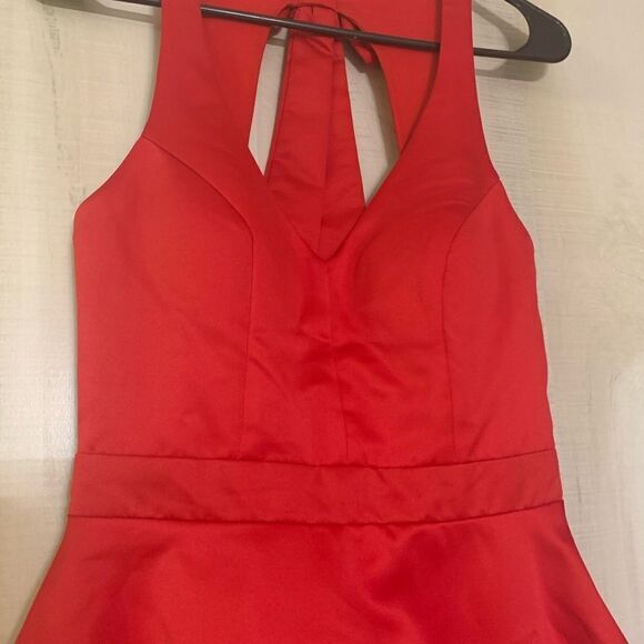City Vibe‎ red mini party dress, size 1 - Picture 8 of 16